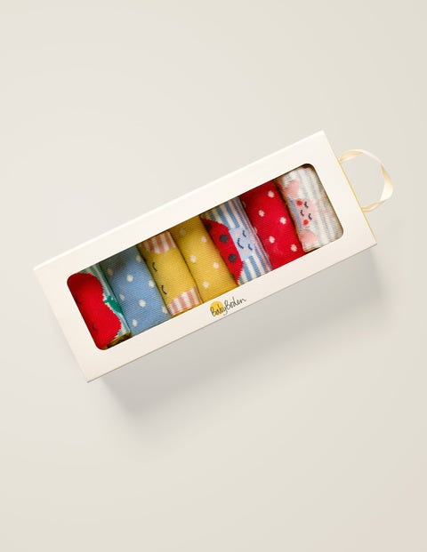 7 Pack Sock Box - Fruit Friends 7 Pack Sock Box - Fruit Friends