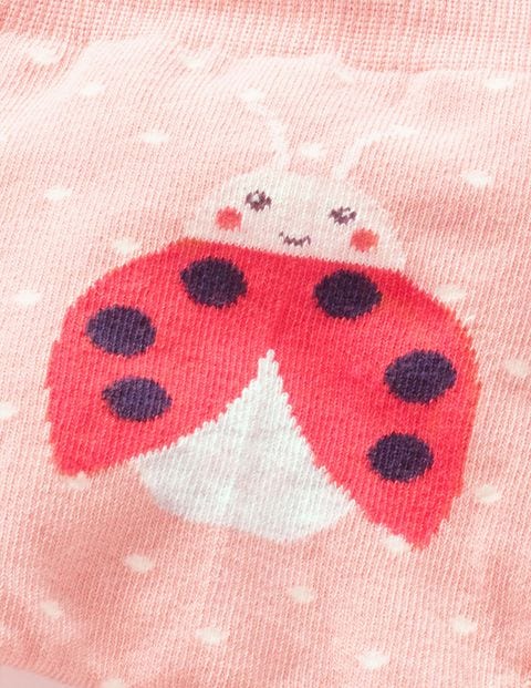 Legging En Maille - Petits pois rose craie Legging En Maille - Petits pois rose craie