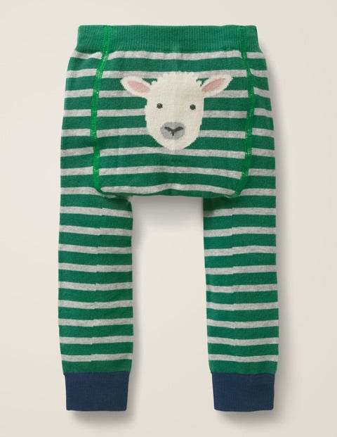 Legging En Maille - Vert randonnée/gris chiné Legging En Maille - Vert randonnée/gris chiné