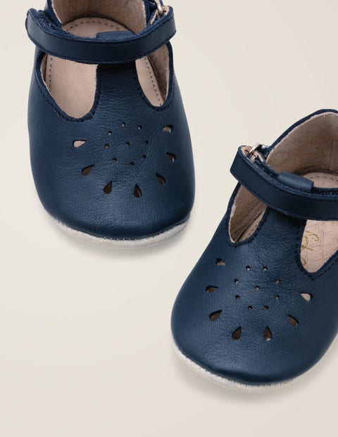 Supersoft Leather Shoes - Navy Supersoft Leather Shoes - Navy