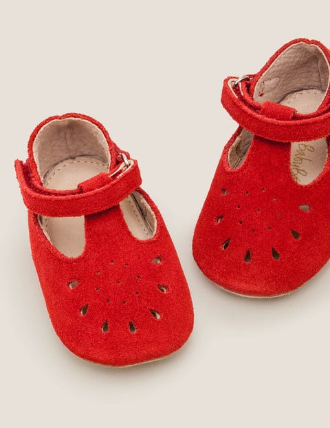 Supersoft Leather Shoes - Poppadew Red Supersoft Leather Shoes - Poppadew Red