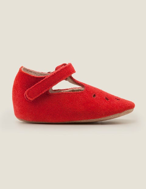Supersoft Leather Shoes - Poppadew Red Supersoft Leather Shoes - Poppadew Red