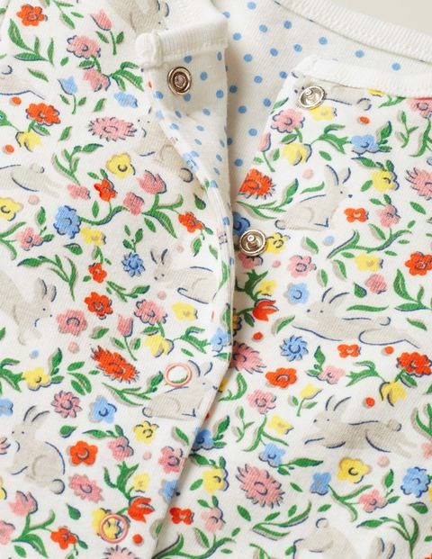 Wendbare Jacke Mit Häschen - Bunt, Wilde Hasen Wendbare Jacke Mit Häschen - Bunt, Wilde Hasen