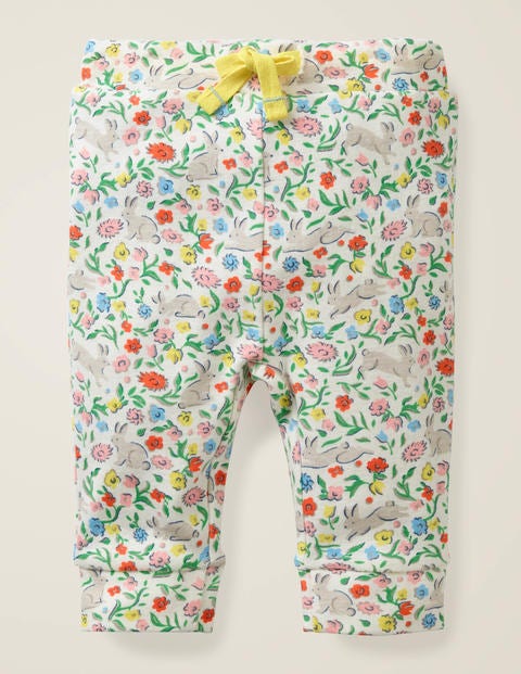 Printed Ribbed Leggings - Multi Wild Bunnies Printed Ribbed Leggings - Multi Wild Bunnies