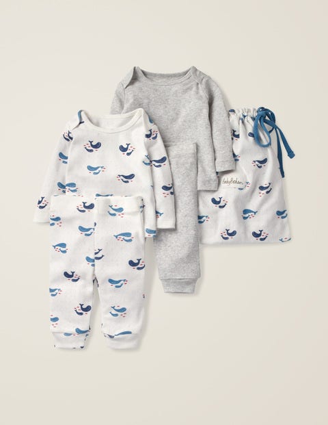 Whales Cosy Pointelle Pack - Ivory Baby Whales Whales Cosy Pointelle Pack - Ivory Baby Whales