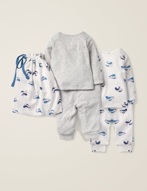 Whales Cosy Pointelle Pack - Ivory Baby Whales Whales Cosy Pointelle Pack - Ivory Baby Whales