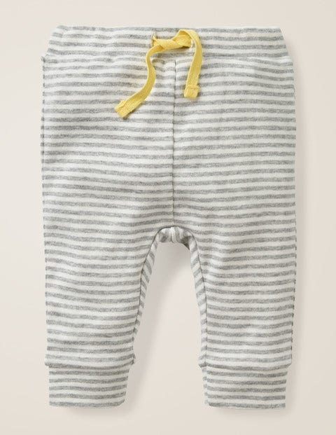 Stripy Ribbed Leggings - Ivory/Grey Marl Stripe Stripy Ribbed Leggings - Ivory/Grey Marl Stripe