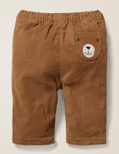 Novelty Pocket Cord Trouser - Butterscotch Brown Novelty Pocket Cord Trouser - Butterscotch Brown