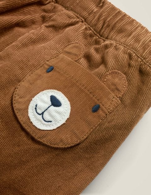 Novelty Pocket Cord Trouser - Butterscotch Brown Novelty Pocket Cord Trouser - Butterscotch Brown