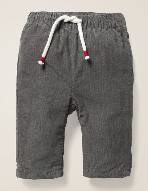 Schmal Geschnittene Cordhose - Dunkelgrau Schmal Geschnittene Cordhose - Dunkelgrau