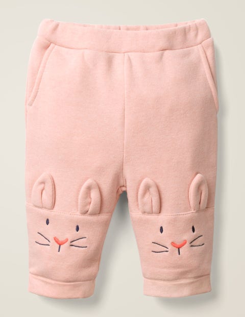 Bunny Knee Bottoms - Chalky Pink Marl Bunnies Bunny Knee Bottoms - Chalky Pink Marl Bunnies