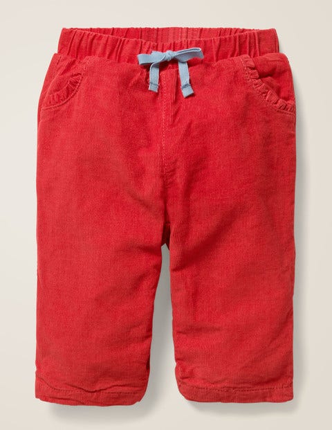 Slim Cord Pants - Carmine Red Bunny Slim Cord Pants - Carmine Red Bunny