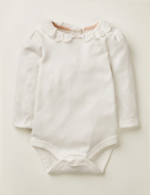 Collared Body - Ivory Broderie Collared Body - Ivory Broderie
