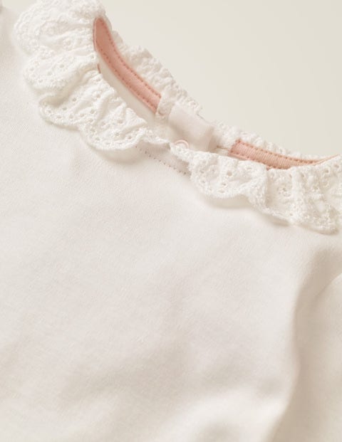 Collared Body - Ivory Broderie Collared Body - Ivory Broderie