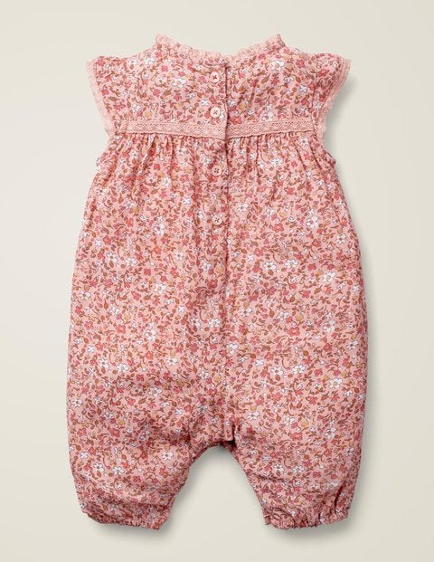 Pretty Woven Romper - Chalky Pink Ditsy Floral Pretty Woven Romper - Chalky Pink Ditsy Floral