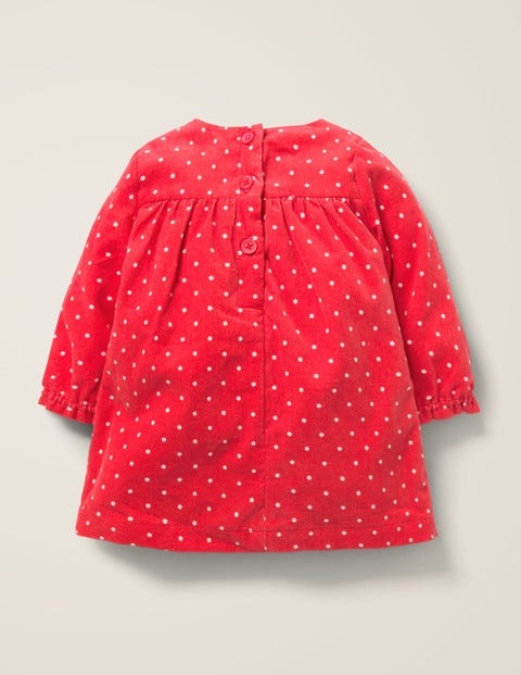 Robe À Bordure Volantée - Poulets rouge carmin Robe À Bordure Volantée - Poulets rouge carmin