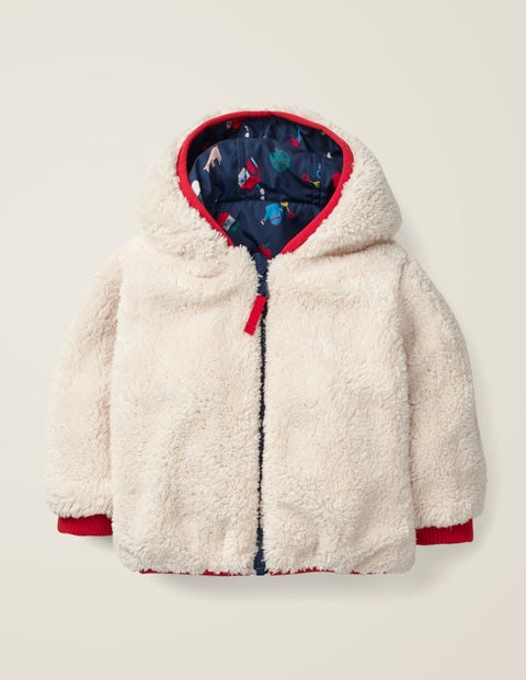 Farmyard Reversible Jacket - College Blue Farm Farmyard Reversible Jacket - College Blue Farm