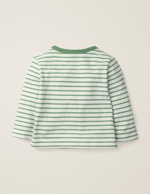 Novelty Animal T-Shirt - Ivory/Rosemary Green Bunny Novelty Animal T-Shirt - Ivory/Rosemary Green Bunny