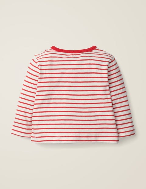 Originelles T-Shirt Mit Tiermotiv - Naturweiß/Karminrot, Katze Originelles T-Shirt Mit Tiermotiv - Naturweiß/Karminrot, Katze