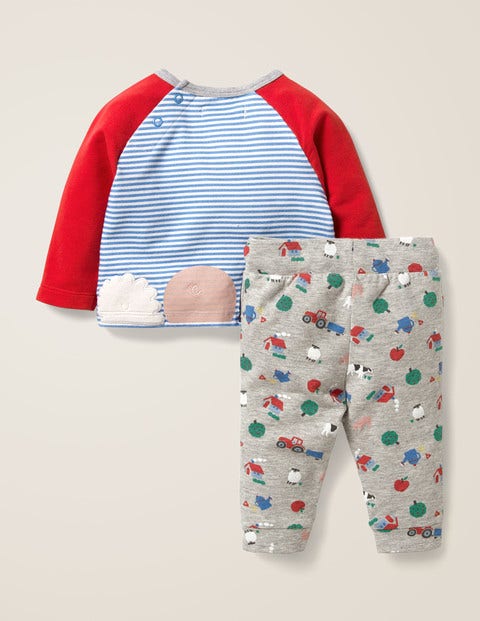 Fun Jersey Play Set - Ivory/Elizabethan Blue Farm Fun Jersey Play Set - Ivory/Elizabethan Blue Farm