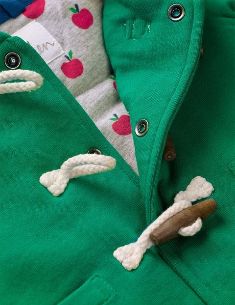 Duffle-Coat Cosy En Jersey - Vert randonnée Duffle-Coat Cosy En Jersey - Vert randonnée