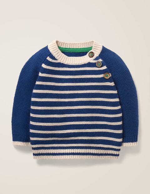 Fun Stripe Sweater - Navy/Ecru Fun Stripe Sweater - Navy/Ecru