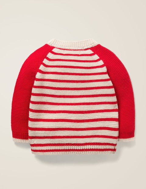 Fun Stripe Jumper - Rockabilly Red/Ecru Fun Stripe Jumper - Rockabilly Red/Ecru