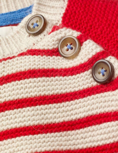 Fun Stripe Jumper - Rockabilly Red/Ecru Fun Stripe Jumper - Rockabilly Red/Ecru