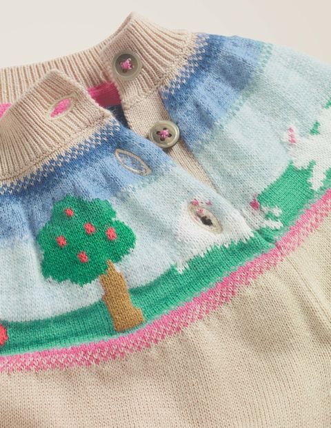 Knitted Play Set - Ecru Marl Bunnies Knitted Play Set - Ecru Marl Bunnies