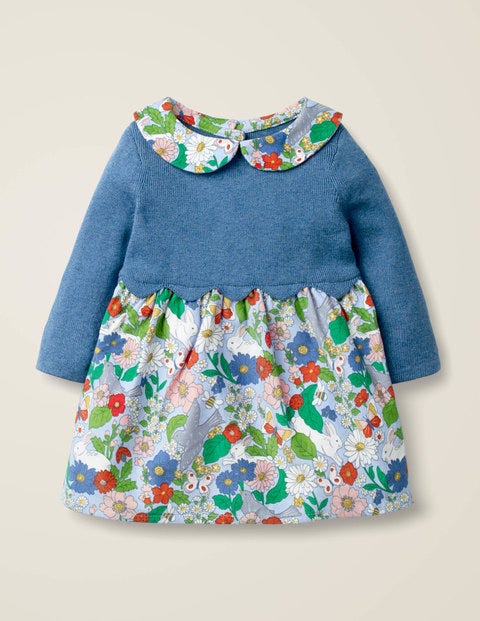Knitted Sparkle Dress - Multi Baby Florabunda Knitted Sparkle Dress - Multi Baby Florabunda