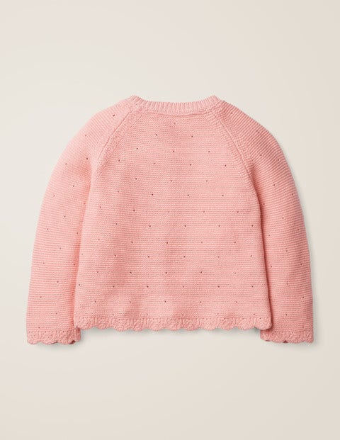 Gemütlicher Cardigan - Kreiderosa Gemütlicher Cardigan - Kreiderosa