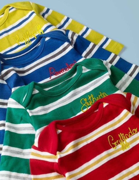 4 Pack Hogwarts Bodysuits - 4 Pack Harry Potter 4 Pack Hogwarts Bodysuits - 4 Pack Harry Potter