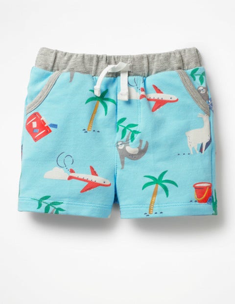 Witzige Jerseyshorts - Bunt, Auszeit Witzige Jerseyshorts - Bunt, Auszeit