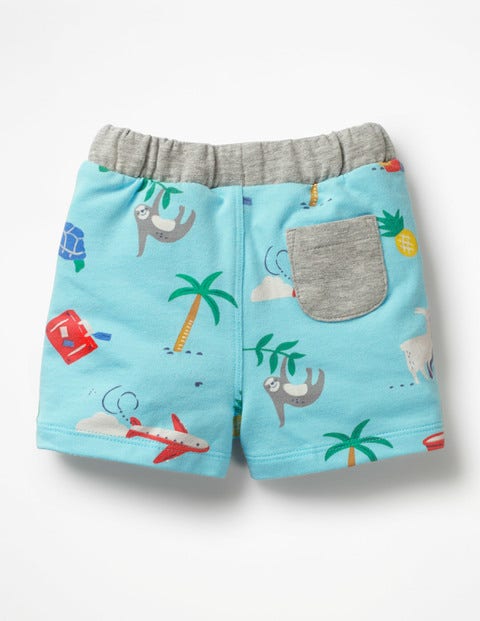 Witzige Jerseyshorts - Bunt, Auszeit Witzige Jerseyshorts - Bunt, Auszeit