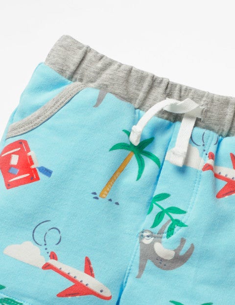 Witzige Jerseyshorts - Bunt, Auszeit Witzige Jerseyshorts - Bunt, Auszeit