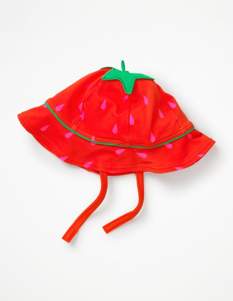 Novelty Swim Hat - Festival Pink Strawberry Novelty Swim Hat - Festival Pink Strawberry