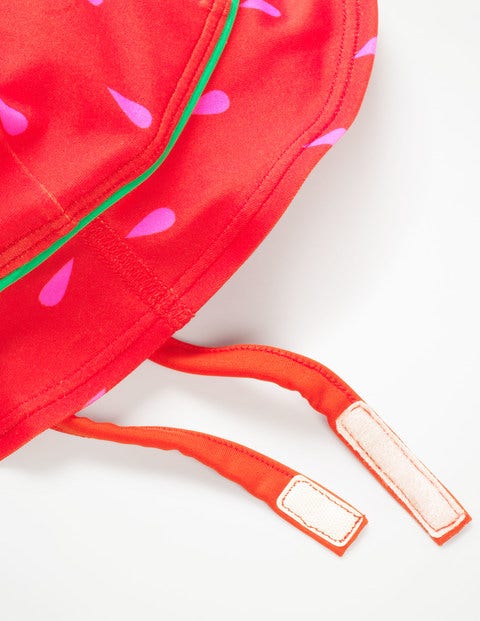 Novelty Swim Hat - Festival Pink Strawberry Novelty Swim Hat - Festival Pink Strawberry