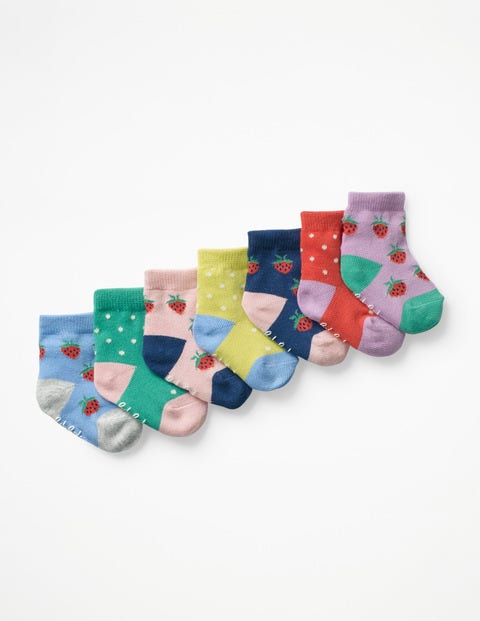 7 Pack Sock Box - Strawberries 7 Pack Sock Box - Strawberries