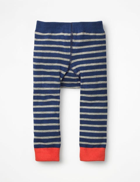 Strick-Leggings - Segelblau/Grau Meliert Strick-Leggings - Segelblau/Grau Meliert
