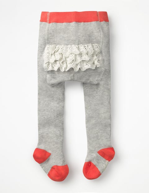 Ruffle Tights - Grey Marl Ruffle Tights - Grey Marl