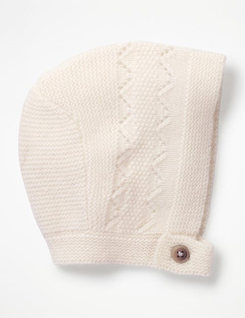 Cashmere Bonnet - Ecru Cashmere Bonnet - Ecru