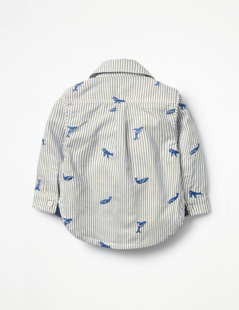 Embroidered Whales Shirt - Duke Blue Embroidery Embroidered Whales Shirt - Duke Blue Embroidery