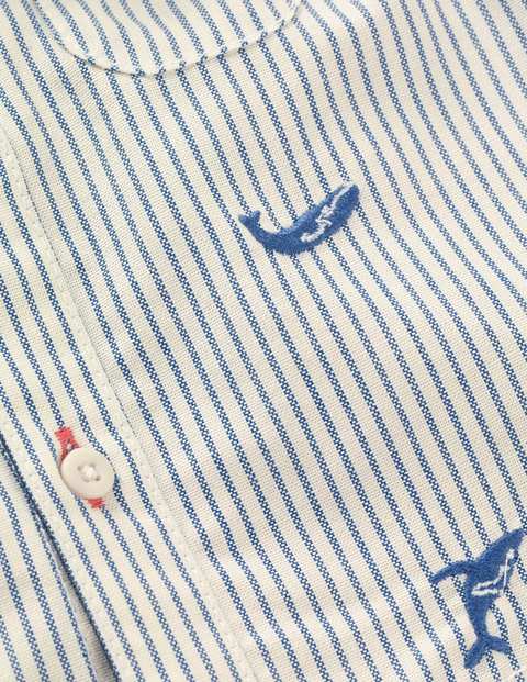 Embroidered Whales Shirt - Duke Blue Embroidery Embroidered Whales Shirt - Duke Blue Embroidery