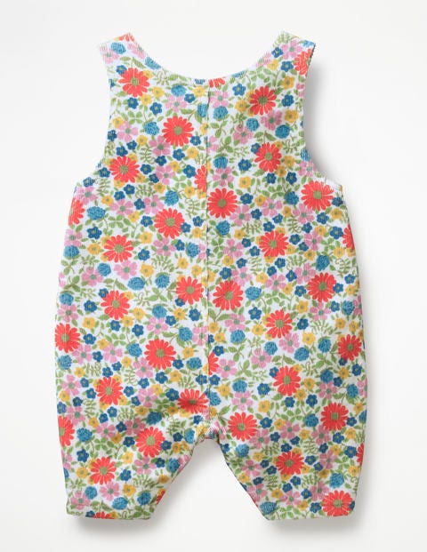 Heart Pocket Overalls - Multi Jolly Floral Heart Pocket Overalls - Multi Jolly Floral