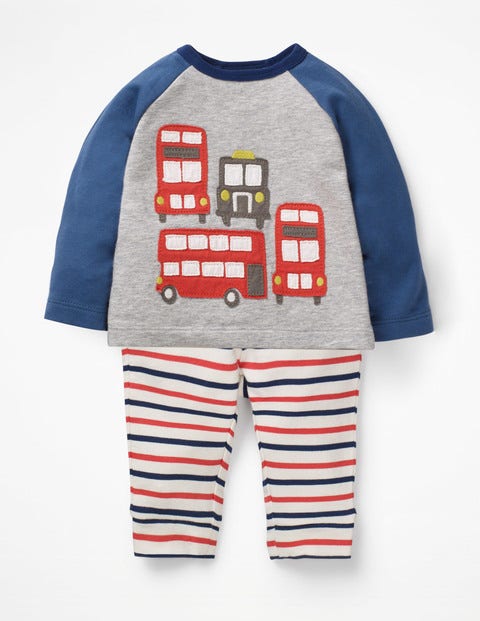 Fun Jersey Play Set - Jam Red/College Blue Buses Fun Jersey Play Set - Jam Red/College Blue Buses