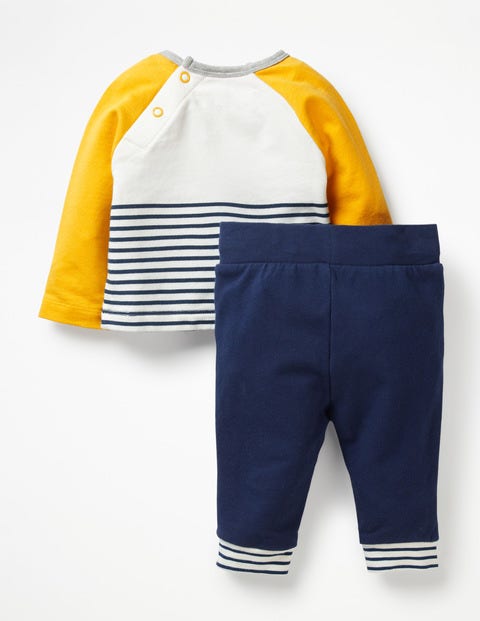 Fun Jersey Play Set - Ecru/College Blue Soldier Fun Jersey Play Set - Ecru/College Blue Soldier