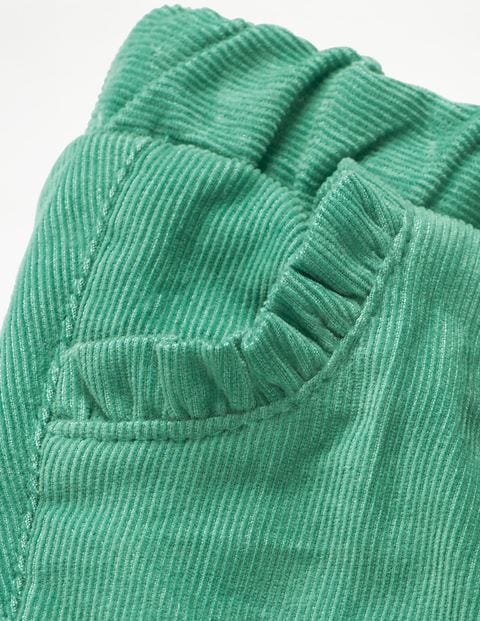 Pretty Pocket Cord Pants - Jungle Green Daisy Pretty Pocket Cord Pants - Jungle Green Daisy