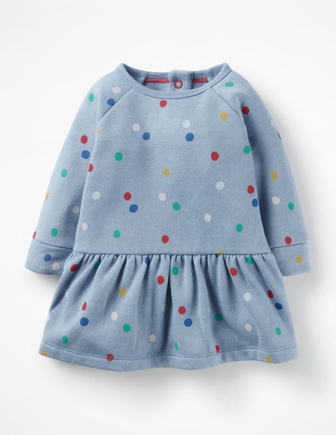 Colourful Cosy Dress - Multi Painted Spot Colourful Cosy Dress - Multi Painted Spot
