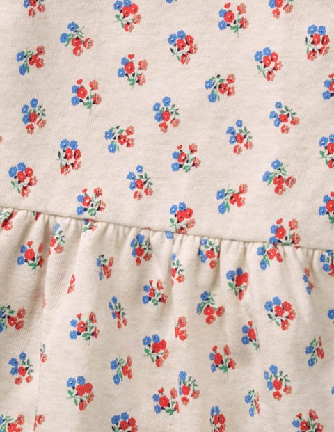 Colourful Cosy Dress - Lake Blue Vintage Posey Colourful Cosy Dress - Lake Blue Vintage Posey