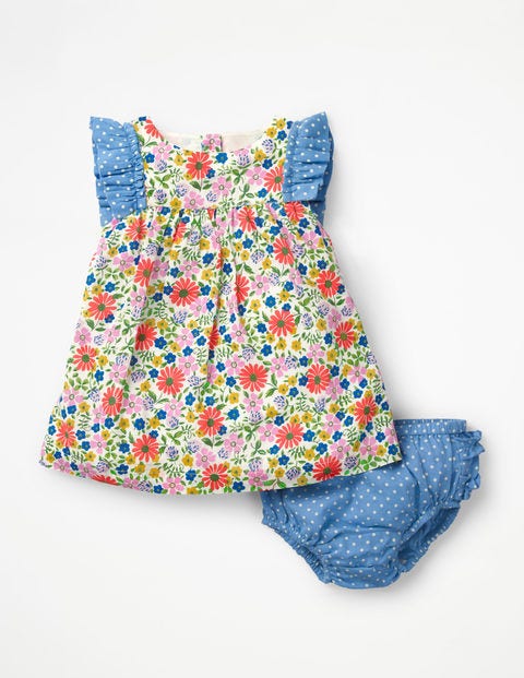 Floral Woven Dress - Multi Jolly Floral Floral Woven Dress - Multi Jolly Floral